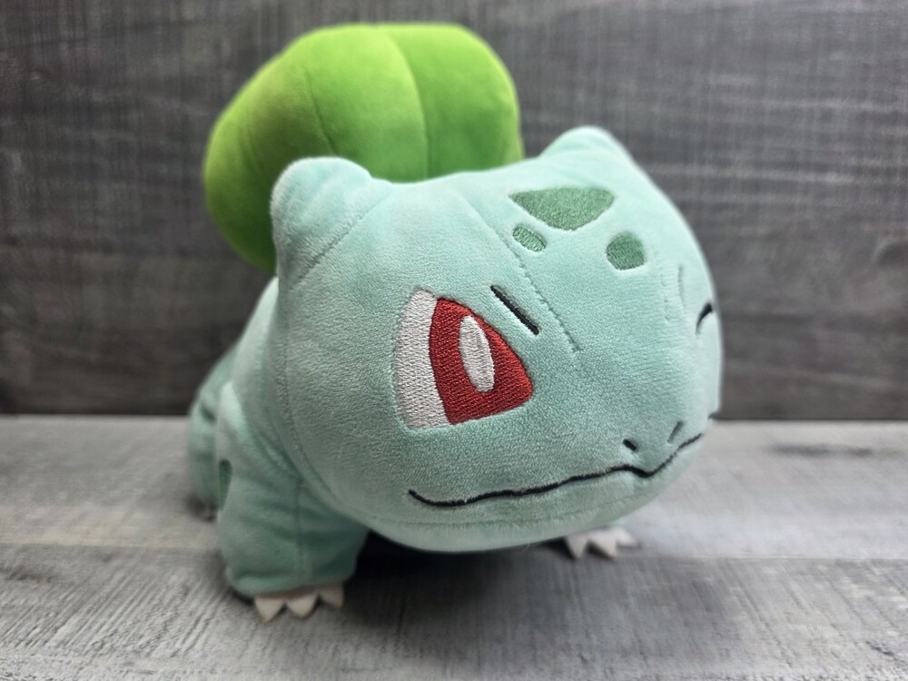 Pokemon Winking Bulbasaur Plush Official Stuffy Stuffed Animal WCT b203
